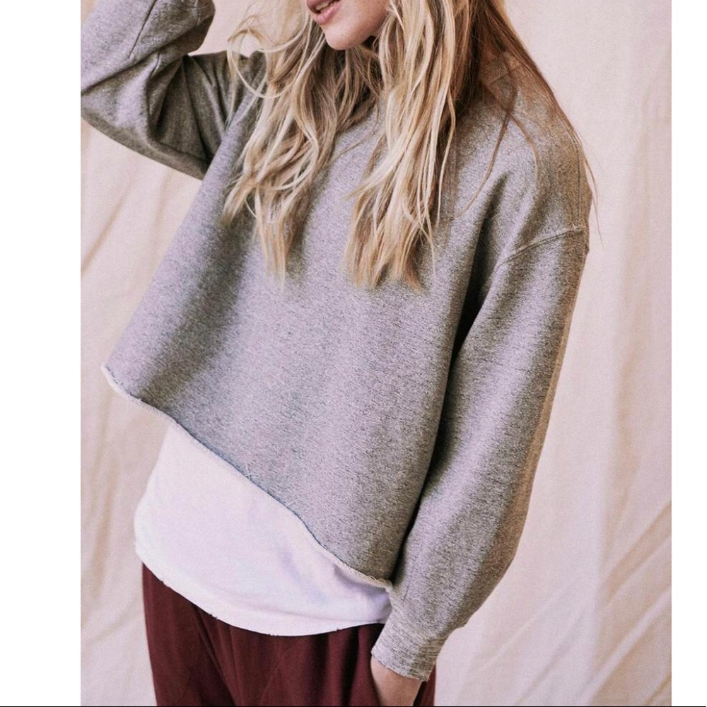 CUT OFF SWEATSHIRT - VARSITY GREY